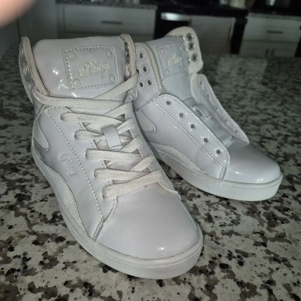 Pastry Pop Tart Glitter High-Top Sneaker Dance Shoes US Size 2M PK151005 Glitter